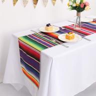 humorous mexican 14x108 fringe table runners logo