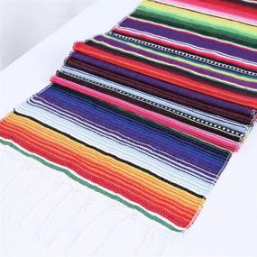 img 2 attached to Humorous Mexican 14x108 Fringe Table Runners