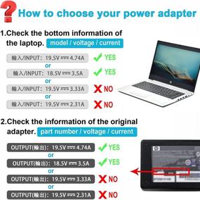 img 3 attached to Adapter Charger Compatible Probook Elitebook Laptop Accessories for Chargers & Adapters