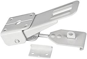 img 4 attached to 🔒 RV Designer E316 Camper Latch | Folding Exterior Hardware in White