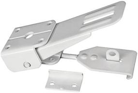 img 3 attached to 🔒 RV Designer E316 Camper Latch | Folding Exterior Hardware in White