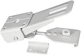 img 1 attached to 🔒 RV Designer E316 Camper Latch | Folding Exterior Hardware in White