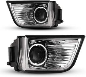 img 4 attached to Фары для туманов AUTOWIKI премиум-качества для Toyota 4Runner 2003-2005: оригинальные заменители 2 шт. прозрачные линзы