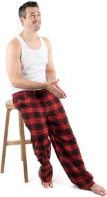 img 1 attached to 👖 Leveret XXL Flannel Bottoms: Comfy Men's Sleep & Lounge Pajama Clothing