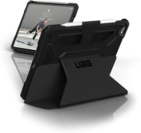 img 4 attached to 📱 UAG iPad Pro 12.9-inch (4th Generation, 2020) Case Metropolis [Black] - Slim, Heavy-Duty, Military Drop Tested Cover with Multi-Viewing Angles Stand