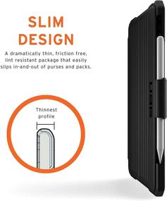 img 2 attached to 📱 UAG iPad Pro 12.9-inch (4th Generation, 2020) Case Metropolis [Black] - Slim, Heavy-Duty, Military Drop Tested Cover with Multi-Viewing Angles Stand