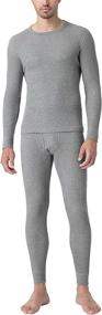 img 4 attached to LAPASA Thermoflux M60: Men's Premium Waffle Knit Thermal Underwear Set - Long Sleeve Shirt & Pants for Extreme Warmth