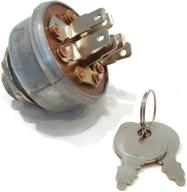 🔑 ignition key switch with 2 keys for cub cadet tractors | fits 3184, 3186, 3206, 3235, 3240 | by the rop shop logo