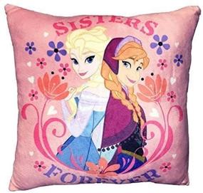 img 4 attached to Disney Frozen Flowers Decorative Pillow