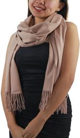 img 3 attached to Men's Accessories: Black 100% Cashmere Scarf - Enhanced Availability for Scarves
