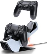 🎮 bionik power stand ps4 controller charger: fast dualshock charging & convenient storage логотип