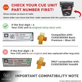 img 3 attached to 📺 Экраны пульта управления Cuescreens Premium OEM Replacement Touch для Cadillac CUE + бесплатная помощь в установке