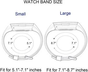 img 3 attached to 📱 COLAPOO Charge 3 Ремешки - 3 штуки силиконовых ремешков для Fitbit Charge 4/3/3 SE