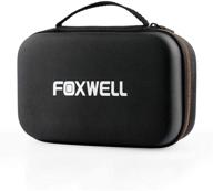 👜 защитная сумка для хранения автомобильного сканера foxwell original nt201, nt301, nt301 plus, nt630 plus obd2 - жесткий чехол для om126p, al319, launch v+ v plus. логотип