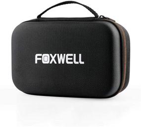 img 4 attached to 👜 Защитная сумка для хранения автомобильного сканера FOXWELL Original NT201, NT301, NT301 Plus, NT630 Plus OBD2 - Жесткий чехол для OM126P, AL319, Launch V+ V Plus.