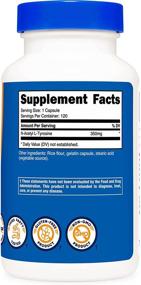 img 1 attached to 🌱 Nutricost N-Acetyl L-Tyrosine (NALT) 350mg - 120 Capsules | Gluten Free, Non-GMO Supplement