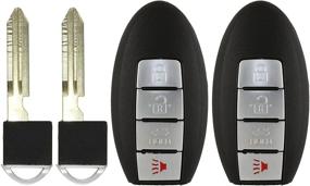 img 1 attached to 🔑 Budget-friendly 2-Pack Keyless Remote Key Fob for KBRASTU15, CWTWB1U821