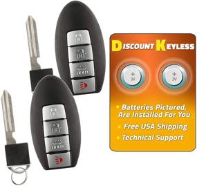 img 2 attached to 🔑 Budget-friendly 2-Pack Keyless Remote Key Fob for KBRASTU15, CWTWB1U821