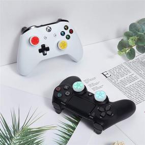 img 1 attached to LeyuSmart Sakura Joystick Caps: Enhance Controller Grip for Xbox PS4 PS5 and Nintendo Switch Pro