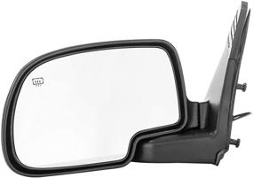 img 4 attached to 🔍 Dependable Left Side Heated Power Mirror for 00-05 Chevy Suburban, Tahoe, Yukon - Parts Link # GM1320247