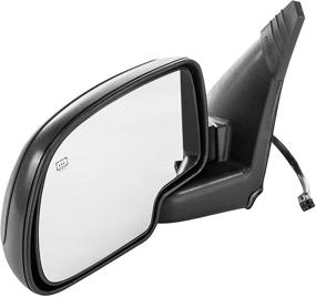 img 3 attached to 🔍 Dependable Left Side Heated Power Mirror for 00-05 Chevy Suburban, Tahoe, Yukon - Parts Link # GM1320247