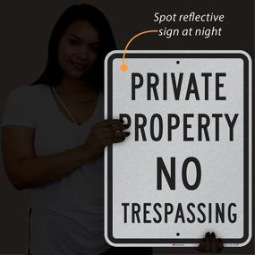 img 1 attached to 🚫 Inch SmartSign for Private Property Trespassing