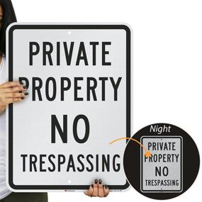 img 3 attached to 🚫 Inch SmartSign for Private Property Trespassing