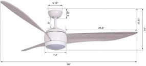 img 2 attached to Lucci Air 51291101 Ceiling Dimmable