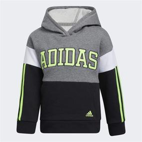 img 4 attached to Adidas Athletic Pullover Hooded Sweatshirt Boys' Clothing