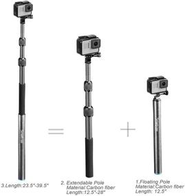 img 3 attached to Smatree Detachable Extendable Waterproof Compatible