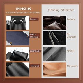 img 2 attached to iPihsius Genuine Leather Vintage Beer Holster Belt with Built-in Bottle Opener - Perfect Gift for Men