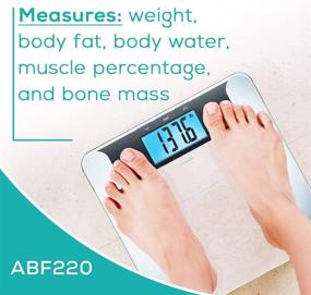 img 3 attached to 🏋️ InnoHaus ABF220 Silver Body Fat Analyzer Scale: Multi-User Recognition, XL LCD Display