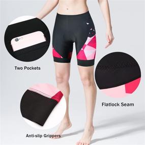 img 2 attached to ENBLFOXS Womens Cycling Padding Spinning Sports & Fitness in Cycling