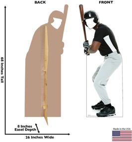 img 3 attached to 🏀 Life Size Cardboard Cutout Standup of Advanced Graphics Baseball Player