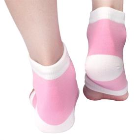 img 1 attached to Moisturizing Gel Heel Socks Women