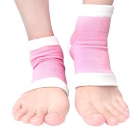 img 3 attached to Moisturizing Gel Heel Socks Women