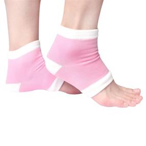 img 2 attached to Moisturizing Gel Heel Socks Women