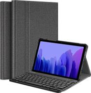 fintie keyboard case for samsung galaxy tab a7 10.4 2020 model (sm-t500/t505/t507): slim & lightweight stand cover with bluetooth keyboard – gray логотип