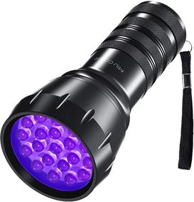 img 4 attached to MIU COLOR 21-LED 395nm UV Blacklight Flashlight - 🔦 Handheld Dogs Urine Detector and Scorpion Hunting Tool for Dry Stains