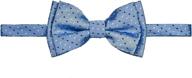 🎀 stylish retreez color polka microfiber pre tied bow ties for boys' fashion accessories logo