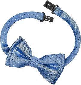 img 1 attached to 🎀 Stylish Retreez Color Polka Microfiber Pre Tied Bow Ties for Boys' Fashion Accessories