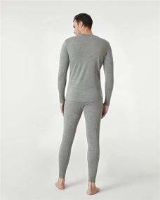 img 2 attached to LAPASA Lightweight Men's Merino Wool Thermal Underwear Long Johns Set - Base Layer Top and Bottom M31