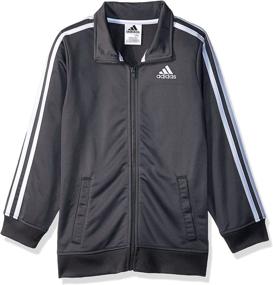 img 1 attached to Adidas Iconic Tricot Jacket Medium Boys' Clothing : Active