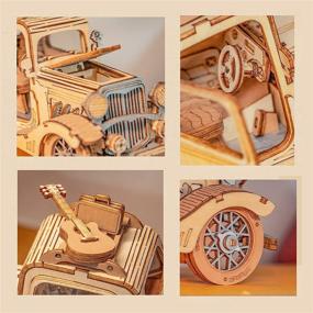 img 2 attached to 🧩 Rolife Wooden Puzzles Retro Model - Challenging Brain Teasers for Vintage Enthusiasts