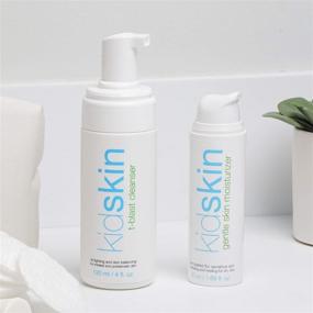 img 2 attached to 🧼 Детский очищающий пенящийся гель для лица Kidskin T-Blast - Подходит для детей и подростков с проблемной и жирной кожей; Экстракт чайного дерева отчищает прыщи без пересушивания; Не содержит парабенов, сульфатов, глютена; Не тестируется на животных; Сделано в США.