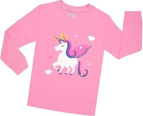 img 3 attached to Christmas Dinosaurs Pajamas Children Sleepwear Apparel & Accessories Baby Girls for Clothing