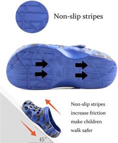 img 2 attached to 👦 Kiyoh Kids Clogs Shoes: Lightweight Slip-on Sandals for Boys and Girls - Perfect for Beach, Pool, Shower, and Garden