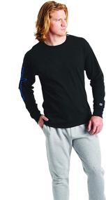 img 3 attached to 👕 Natural Men's Clothing: Champion Classic Graphic Sleeve 586584