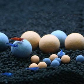 img 3 attached to 🔵 PUPUZAO Weakly Alkaline Mineral Balls: Ideal Substrate Gravel for Aquascaping Shrimp Tanks