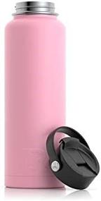 img 1 attached to 🌸 RTIC Flamingo Bottle, 40 oz – Double Vacuum Insulated Stainless Steel Water Bottle for Hot & Cold Drinks, Sweat Proof Thermos – Ideal for Travel, Hiking & Camping